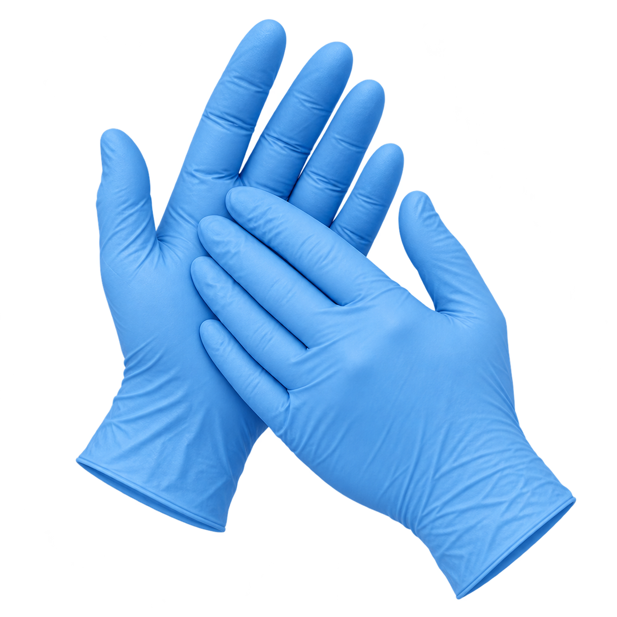 Blue Nitrile Powder Free Gloves