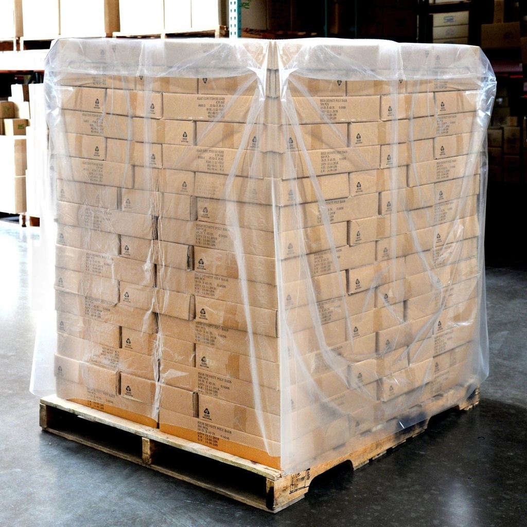 4 Mil Clear Pallet Covers