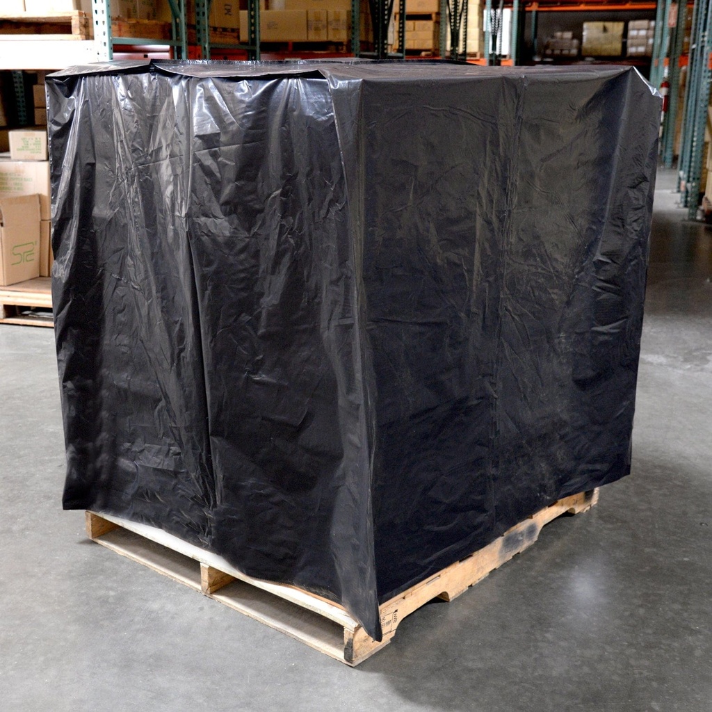 3 Mil Black Pallet Covers