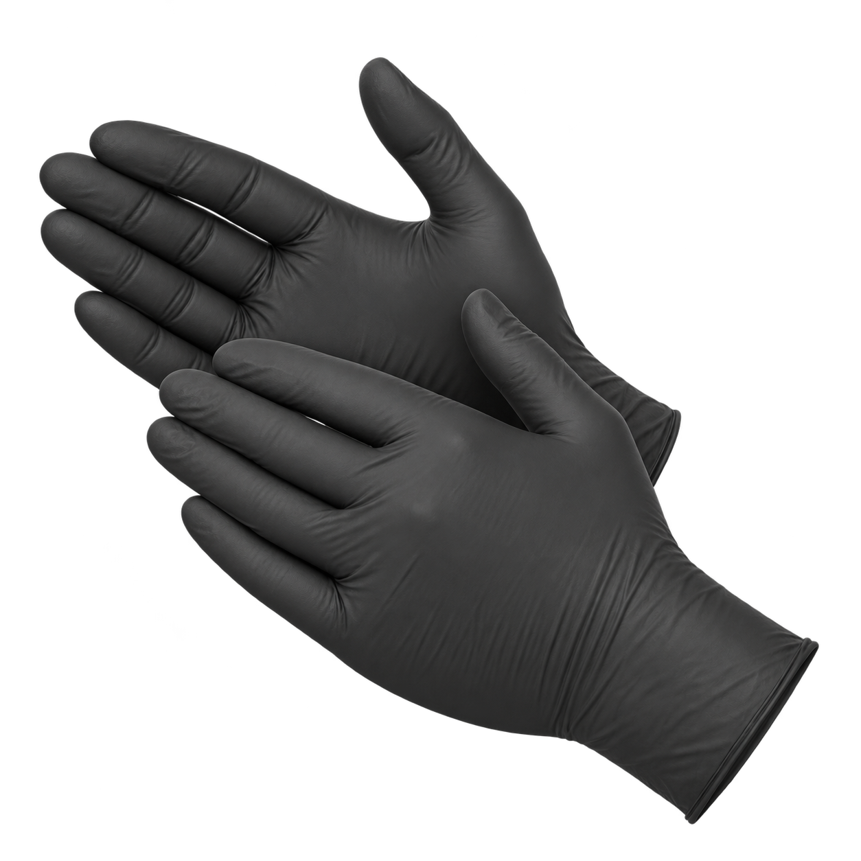 Black Nitrile Powder Free Gloves