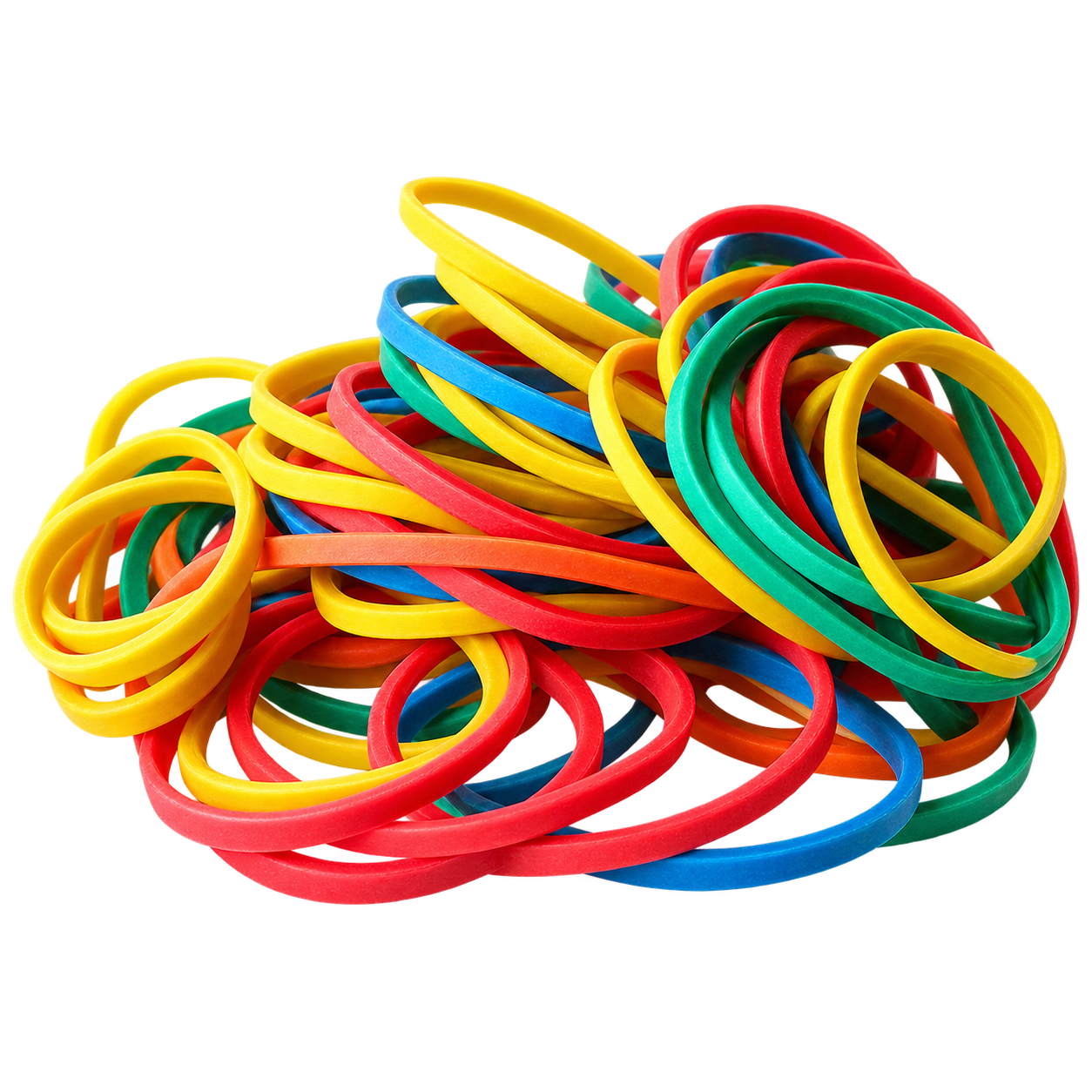Colored Crepe Rubber Bands